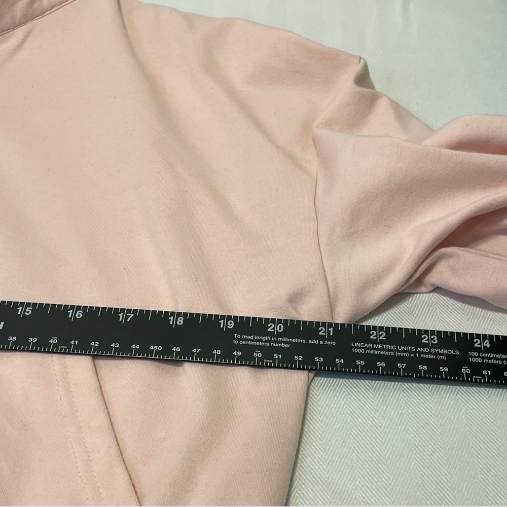 Light Pink Quarter-Zip Pullover Women’s Size Large - Picture 4 of 6